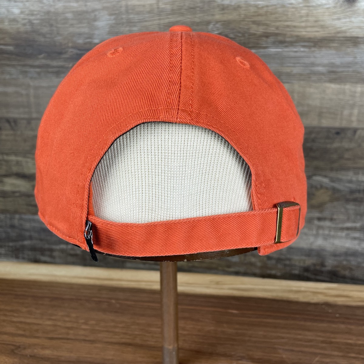 back of the Philadelphia Flyers Orange Adjustable Dad Hat