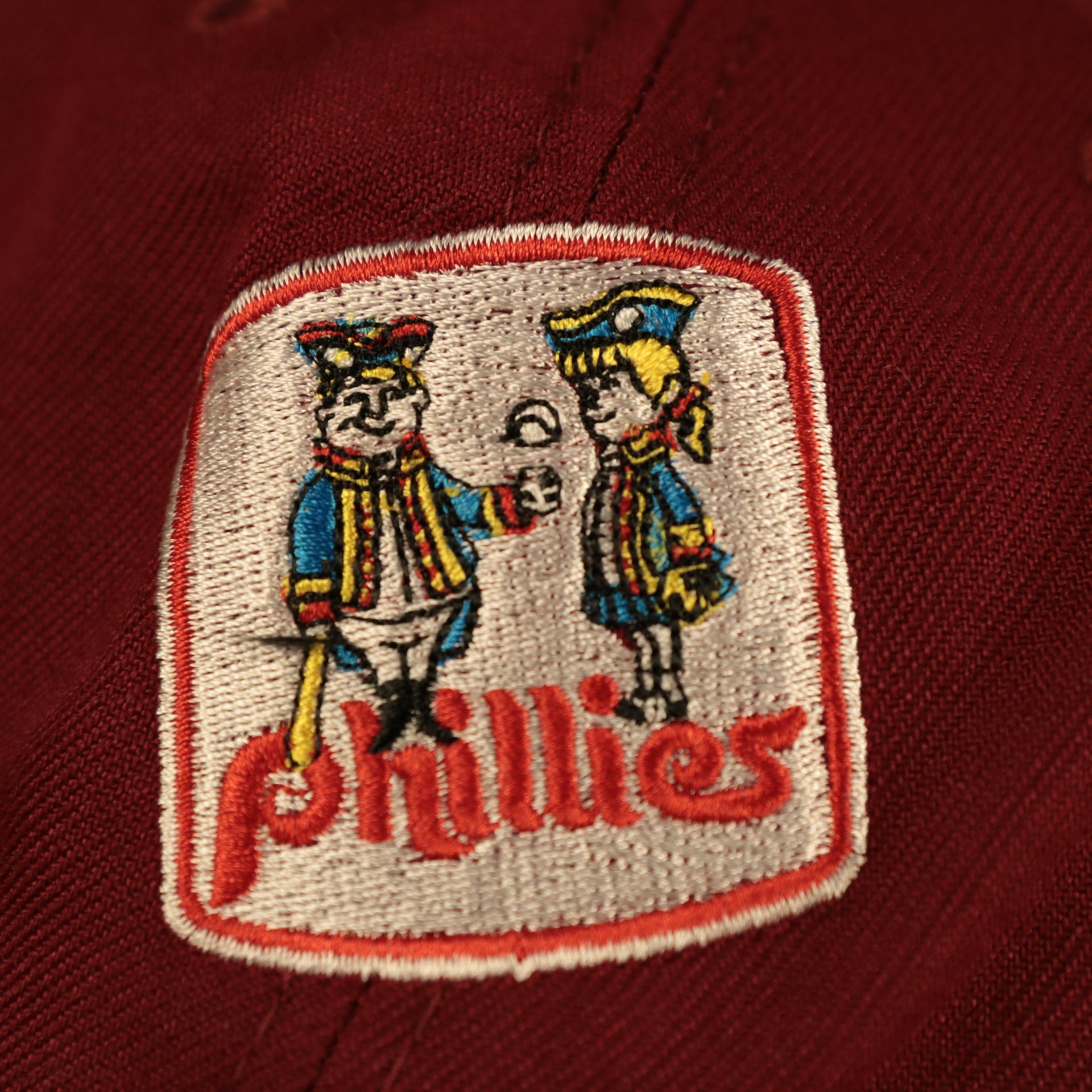phillies old school logo Philadelphia Phillies Cooperstown "Championship Rings" All Over Side Patch Gray Bottom 59FIFTY Fitted Cap