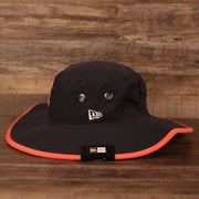 wearers left of the Syracuse University Orange Navy Blue Panama Hat OSFM