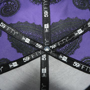 new era taping on the Arizona Diamondbacks Paisley Bandana Print Embroidered 59Fifty Fitted Cap | New Era MLB Swirl 5950