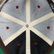 The inside of the Cooperstown Phillies Logo Green Bottom Philadelphia Phillies Dad Hat | Gray Dad Hat