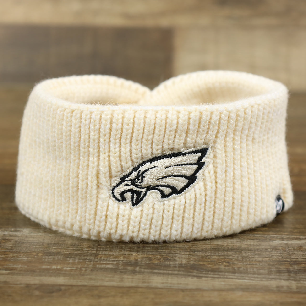 The Women’s Philadelphia Eagles Winter Knit Cream Twisted Headband | White Twisted Headband