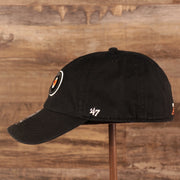 47 BRAND | PHILADELPHIA FLYERS | FLYERS LOGO FRONT | PHILADELPHIA FLYERS LETTERING BACK | FRANCHISE | FITTED HAT | BLACK |