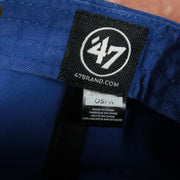 47 brand label on the Philadelphia Athletics 1924 Elephant Logo Retro Royal Blue Clean Up Dad Hat