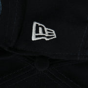 new era logo on the New York Yankees Groovy World Series Champions Patch 59Fifty Fitted Cap | New Era Groovy Side Patch 5950