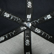 new era taping on the New York Yankees Groovy World Series Champions Patch 59Fifty Fitted Cap | New Era Groovy Side Patch 5950