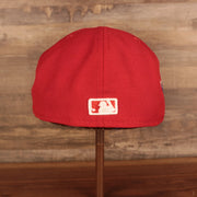 Back of the Philadelphia Phillies Iced Out Side Patch Bell 1776 Gray Bottom 59Fifty Fitted Cap