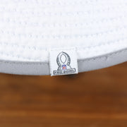 NFL label on the Pittsburgh Steelers 2022 Pro Bowl AFC Logo Steelers Side Patch White Bucket Hat