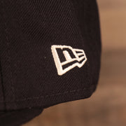 New Era logo on the New York Yankees Iced Out Side Patch Apple Statue of Liberty Gray Bottom 59Fifty Fitted Cap