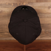 Top down of the New York Yankees Iced Out Side Patch Apple Statue of Liberty Gray Bottom 59Fifty Fitted Cap