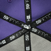 new era taping on the Arizona Diamondbacks Cooperstown Groovy World Series Champions Patch 59Fifty Fitted Cap | New Era Groovy Side Patch 5950