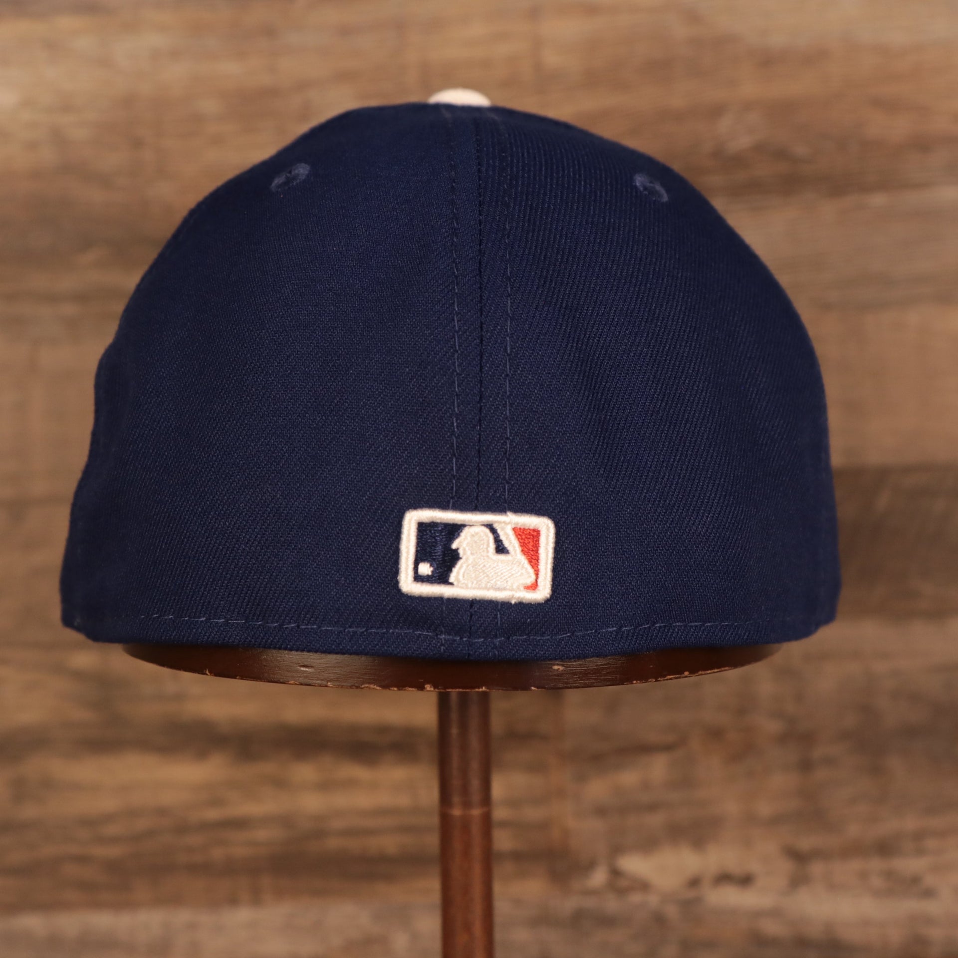 Back of the Los Angeles Dodger Multi-Color Paisley Bandana Under Brim 59Fifty Fitted Cap