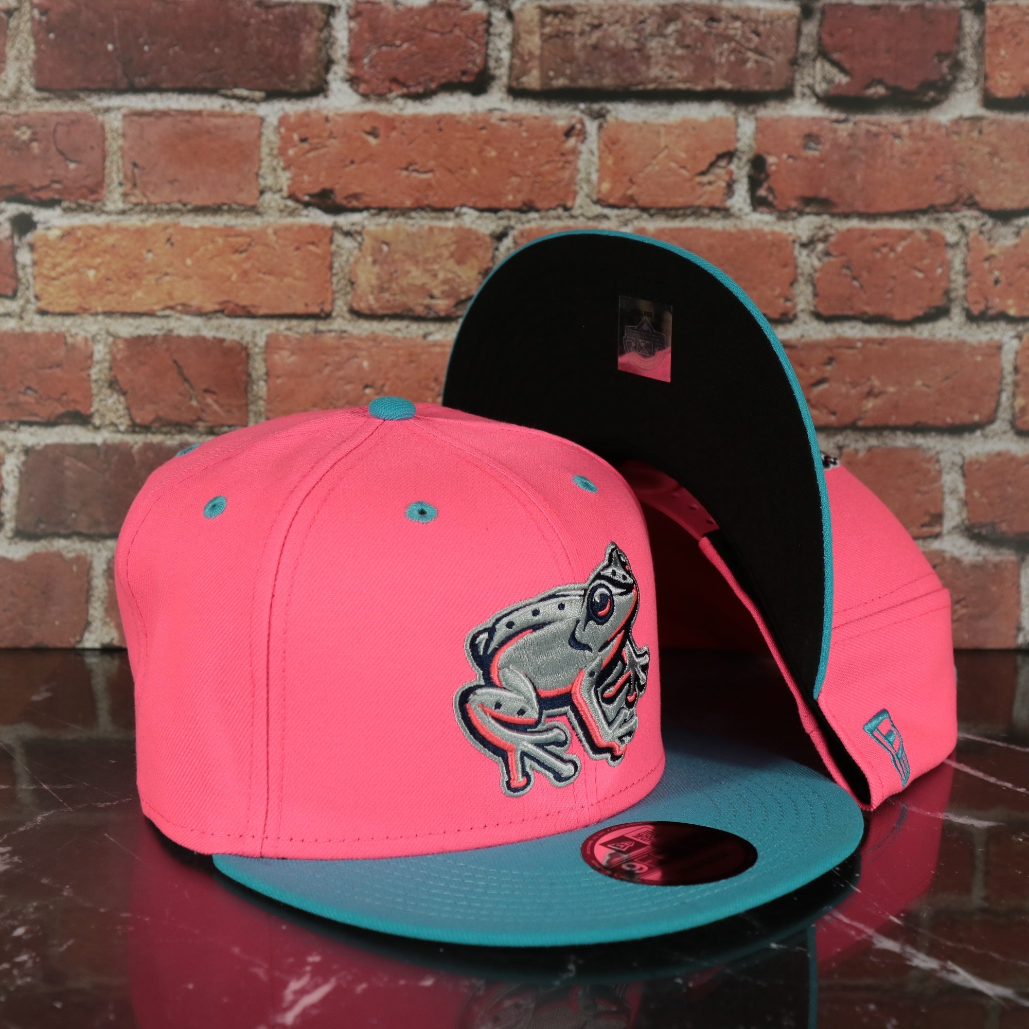Lehigh Valley Iron Pigs COPA Pink-Blue Fitted Hat by New Era