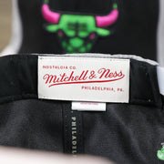 Mitchell and Ness label on the Chicago Bulls “NBA Day 5” Bel Air 5s Matching Snapback Hat | Snapback to match Bel Air 5s