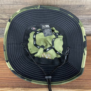 The underside of the New York Yankees 2022 Armed Forces Day / Memorial Day Side Patch Boonie Bucket Hat