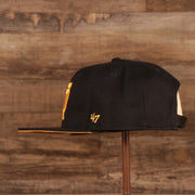 47 BRAND | NOTRE DAME FIGHTIN IRISH | THE SHAFT | GOLD UNDERBRIM W/ NOTRE DAME SCRIPT | ADJUSTABLE STRAPBACK | NAVY | OSFM