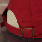 adjustable strap on the Montreal Canadiens Red Adjustable Baseball Cap