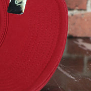 red under visor on the Montreal Canadiens Red Adjustable Baseball Cap