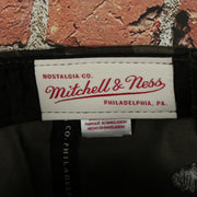 mitchell and ness label on the Los Angeles Clippers Woodland Camouflage Mitchell and Ness Dad Hat