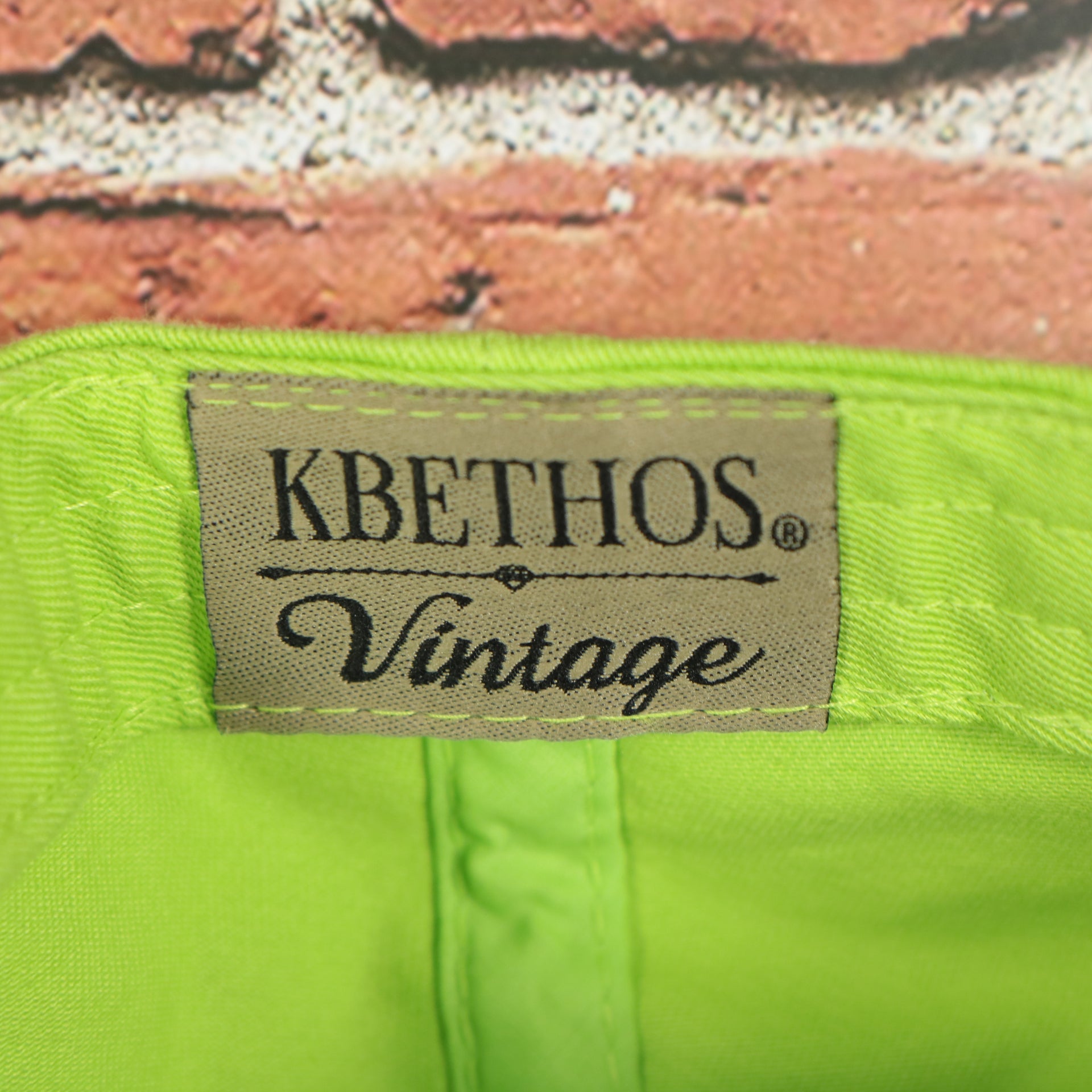 Lime Blank Distressed Dad Hat