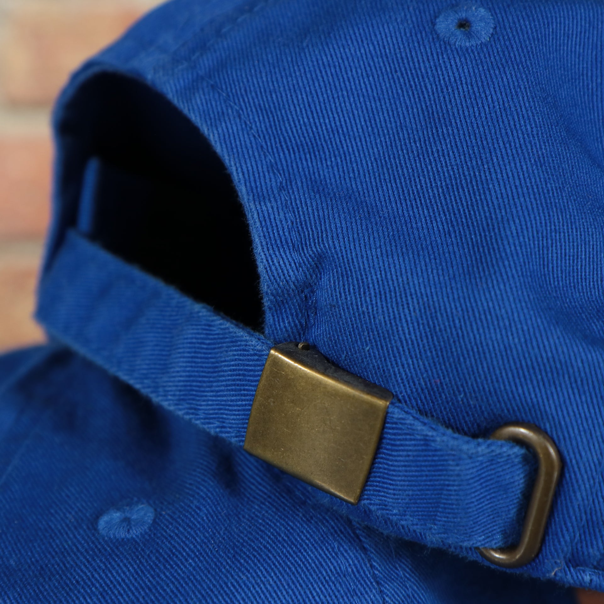 Royal Blue Blank Kid's Distressed Adjustable Dad Hat