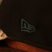 Wearer's left of the Philadelphia Eagles 2021 Salute To Service On Field Sideline 39Thirty Stretch Fit Hat