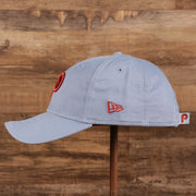 NEW ERA | PHILADELPHIA PHILLIES |  COOPERSTOWN PHILLIES LOGO FRONT | CUSTOM CAP | VINTAGE LOGO CAROLINA BLUE WITH CARDINAL LOGO | 9TWENTY DAD HAT | LIGHT BLUE | OSFM