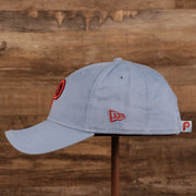 NEW ERA | PHILADELPHIA PHILLIES |  COOPERSTOWN PHILLIES LOGO FRONT | CUSTOM CAP | VINTAGE LOGO CAROLINA BLUE WITH CARDINAL LOGO | 9TWENTY DAD HAT | LIGHT BLUE | OSFM