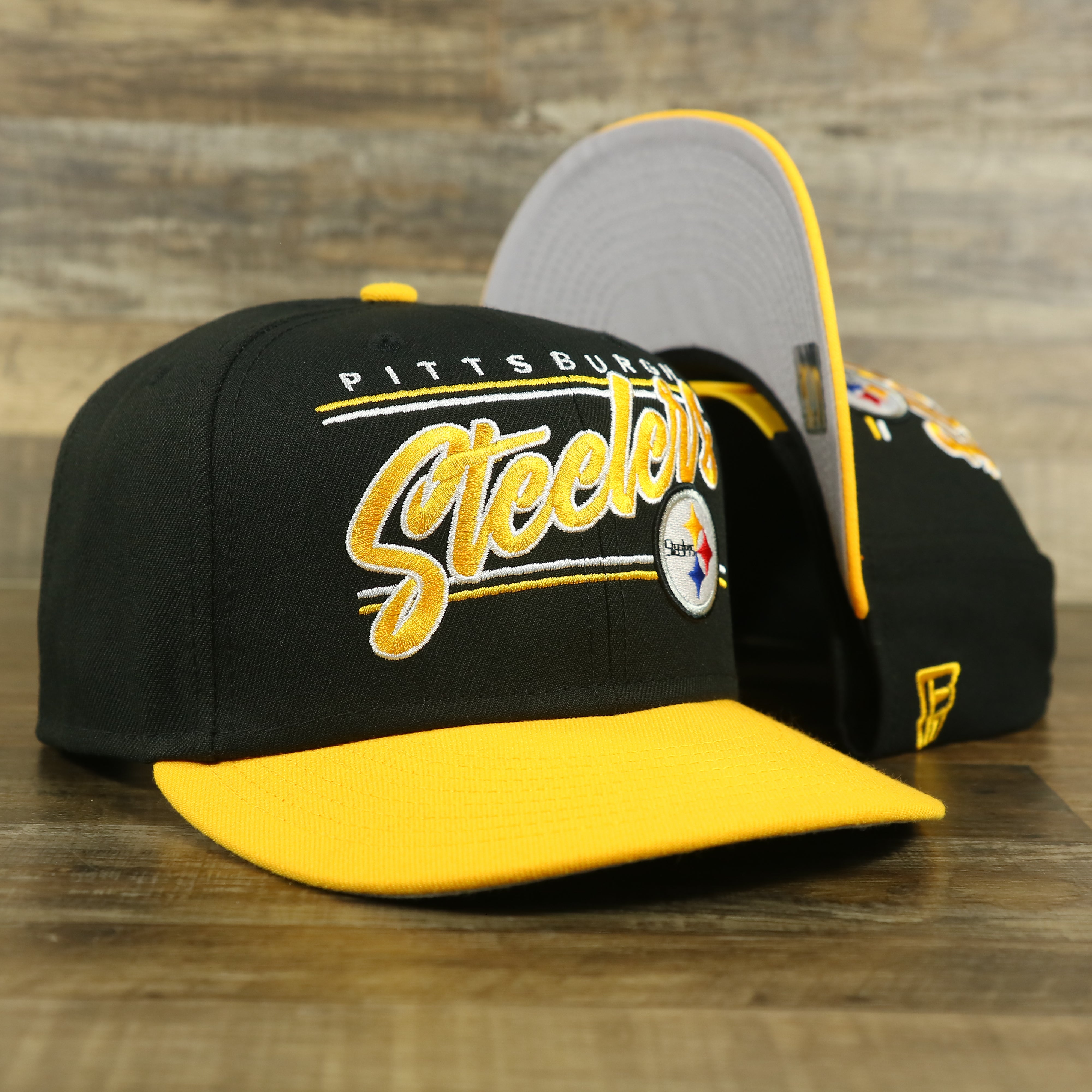 Pittsburgh Steelers New Era 2022 NFL Draft Black/Yellow 950 - The