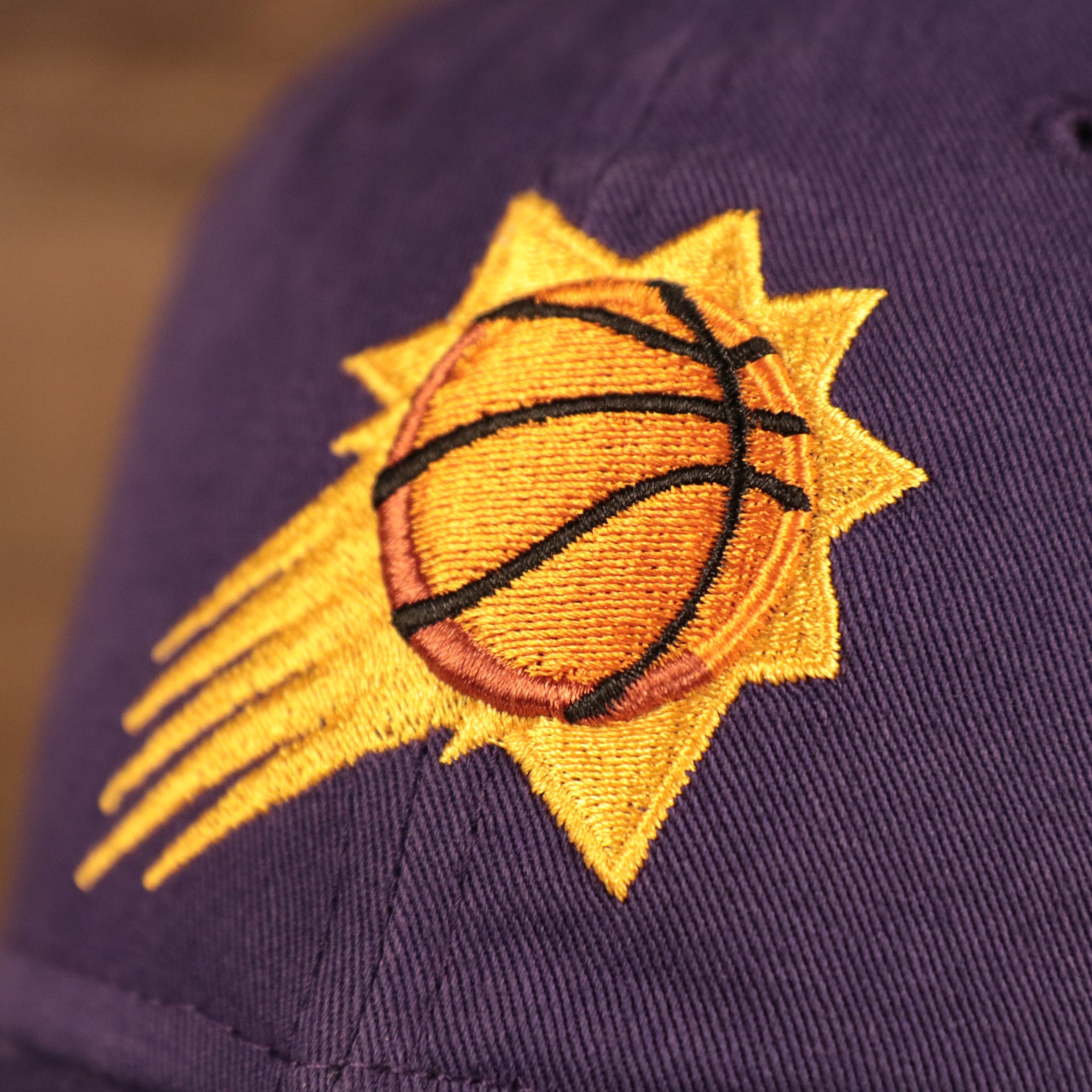 NEW ERA | PHOENIX SUNS | BASKETBALL WITH YELLOW SHINE PATCH FRONT | CORE CLASSIC | 9TWENTY WOMEN | DAD HAT | PURPLE | WOMEN OSFM