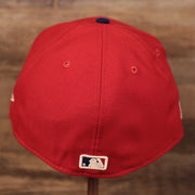 Back of the Philadelphia Phillies 1996 All Star Game Crystal Side Patch Icy Blue Bottom 59Fifty Fitted Cap