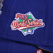 1988 world series patch on the Los Angeles Dodgers "Patch Pride" All Over Gray Bottom Side Patch 59Fifty Fitted Cap