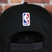 back side of the Men's Toronto Raptors New Era Black 2019 NBA Finals On Court Champions Locker Room 9FIFTY Snapback Hat