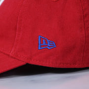 new era logo on the KIDS Philadelphia Phillies Classic Red Dad Hat
