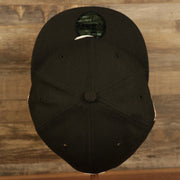 Top down view of the Atlanta Braves Glow In The Dark 1995 World Series Peach Bottom 59Fifty Side Patch Fitted Cap