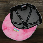 The underside of the Philadelphia Phillies 2022 Mother’s Day On-Field 59Fifty Fitted Cap
