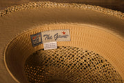 Wildwood Hat | Wildwood New Jersey Stone Colored Straw Hat |  OSFM the inside of this straw hat is tan