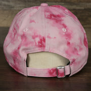 The backside of the Los Angeles Dodgers 2022 Mother’s Day On-Field 9Twenty Youth Dad Hat.