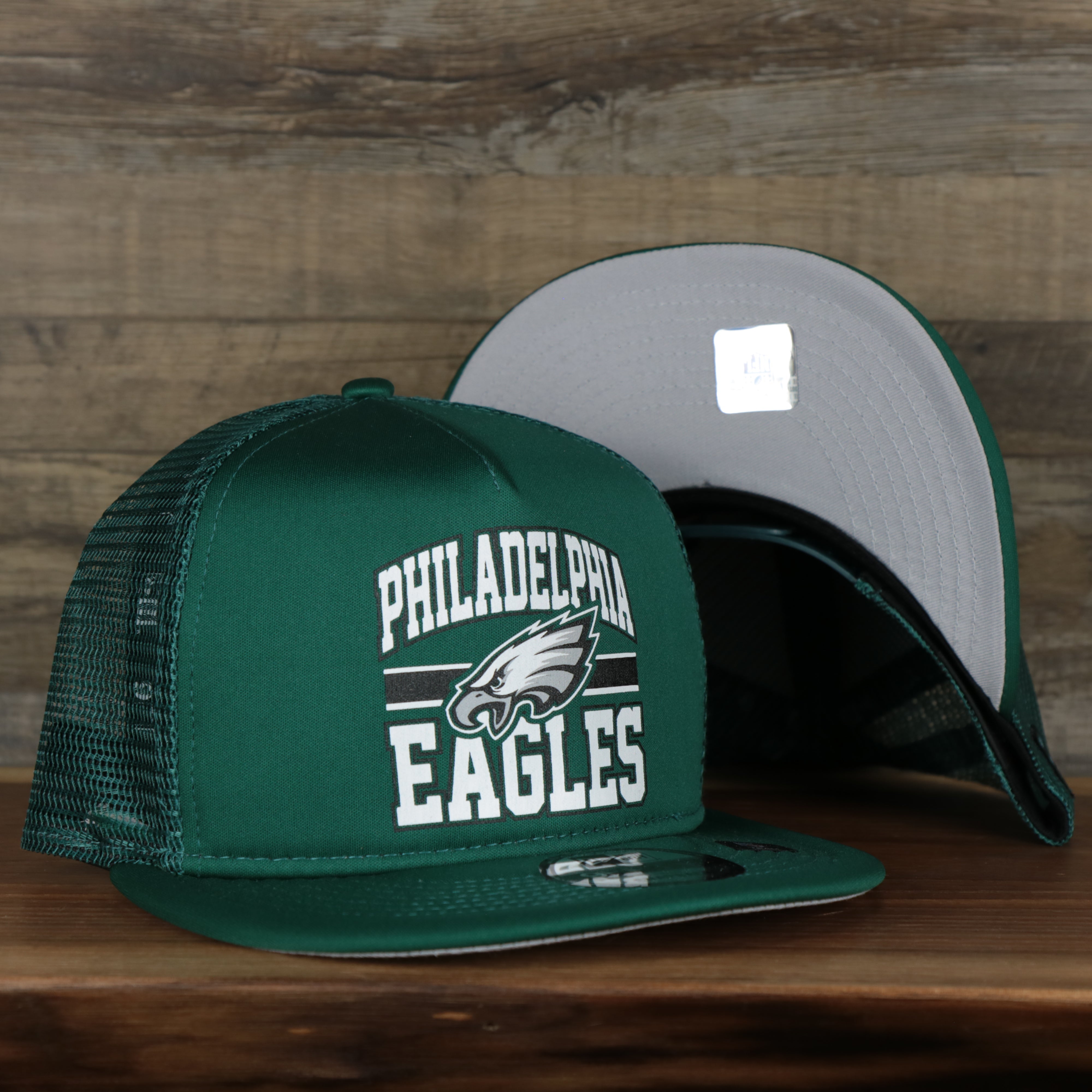 PHILADELPHIA EAGLES~ 2017 NFC Champions NEW ERA 9FOFTY CAP/HAT