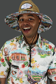 The New York Yankees Straw Life Guard Hat Reyn Spooner