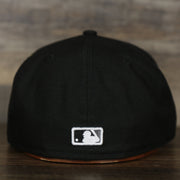 back side of the Chicago White Sox MLB City Connect 2021 On-Field 59Fifty Black Bottom Fitted | Black