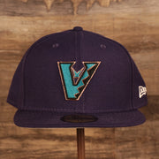 Arizona Diamondbacks Upside Down Logo Gray Bottom 59Fifty Fitted Cap