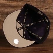 Gray bottom on the Arizona Diamondbacks Upside Down Logo Gray Bottom 59Fifty Fitted Cap