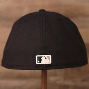 Backside of this 59Fifty showing the Major League Baseball logo on the back on this 59Fifty fitted