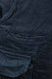 pocket on the Jordan Craig Bedrock Cargo Shorts Navy
