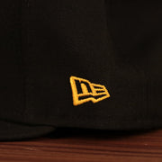 The yellow New Era flag on the left side of the Philly's cheesesteak without onions fitted cap.