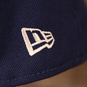 Dodgers Grey Bottom Fitted Cap | Los Angeles Dodgers 1998 World Series Patch Gray Underbrim Fitted Hat the new era logo is embroidered in white