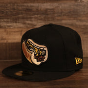 The gray underbrim fitted Philly Cheesesteak with onions black New Era fitted hat.