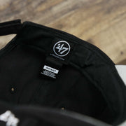 The 47 Brand Tag on the Infant Philadelphia Flyers Black Dad Hat | 47 Brand OSFM