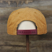 The backside of the Corduroy Philadelphia Phillies Cooperstown Snapback | 47 Brand Khaki